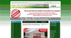 Desktop Screenshot of bigmarquees.co.uk